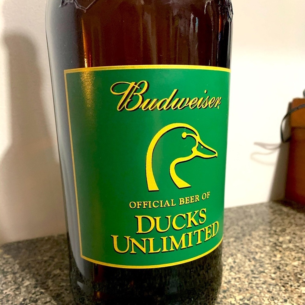 Ducks Unlimited Glass Bottle